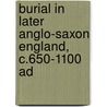 Burial In Later Anglo-Saxon England, C.650-1100 Ad door Jo Buckberry