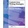 Content-Area Writing Strategies for Social Studies door Walch Publishing