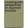 Crosslinguistic Perspectives on Argument Structure by Penelope Brown