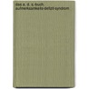 Das A. D. S.-Buch. Aufmerksamkeits-Defizit-Syndrom by Elisabeth Aust-Claus
