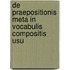 De Praepositionis Meta In Vocabulis Compositis Usu