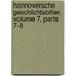 Hannoversche Geschichtsbltter, Volume 7, Parts 7-8