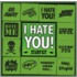 I Hate You Stamp Kit [With 16 Scorn-Filled Stamps]