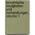 Konomische Neuigkeiten Und Verhandlungen, Volume 1