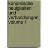 Konomische Neuigkeiten Und Verhandlungen, Volume 1 by rderung M. Hrische Gesel