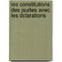 Les Constitutions Des Jsuites Avec Les Dclarations