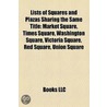 Lists of Squares and Plazas Sharing the Same Title by Unknown