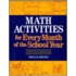 Math Activities For Every Month Of The School Year