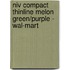 Niv Compact Thinline Melon Green/Purple - Wal-Mart