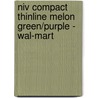 Niv Compact Thinline Melon Green/Purple - Wal-Mart door Zondervan