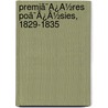Premiã¯Â¿Â½Res Poã¯Â¿Â½Sies, 1829-1835 door Alfred de Musset