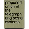 Proposed Union of the Telegraph and Postal Systems door Company Western Union T