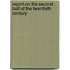 Report On The Second Half Of The Twentieth Century