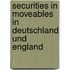 Securities in moveables in Deutschland und England