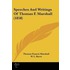 Speeches And Writings Of Thomas F. Marshall (1858)