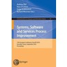 Systems, Software And Services Process Improvement by Unknown