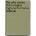 The Alfa Romeo Dohc Engine High-performance Manual