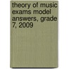 Theory Of Music Exams Model Answers, Grade 7, 2009 door Onbekend
