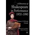 A Directory Of Shakespeare In Performance 1970-1990