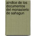 Aindice De Los Documentos Del Monasterio De Sahagun