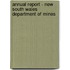Annual Report - New South Wales Department Of Mines