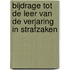 Bijdrage Tot De Leer Van De Verjaring In Strafzaken