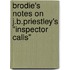 Brodie's Notes On J.B.Priestley's "Inspector Calls"