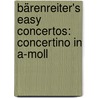 Bärenreiter's Easy Concertos: Concertino in a-Moll door Jean Baptiste Accolay