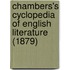 Chambers's Cyclopedia Of English Literature  (1879)