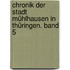 Chronik der Stadt Mühlhausen in Thüringen. Band 5