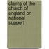 Claims Of The Church Of England On National Support