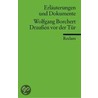 Draußen vor der Tür. Erläuterungen und Dokumente by Wolfgang Borchert