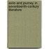Exile And Journey In Seventeenth-Century Literature