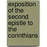 Exposition of the Second Epistle to the Corinthians by Dd Charled Hodge