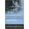Finite Element Analysis In Geotechnical Engineering door Lidija Zdravkovic