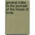 General Index To The Journals Of The House Of Lords