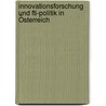 Innovationsforschung Und Fti-politik In Österreich door Onbekend