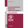 Internationalization, Design And Global Development by Unknown