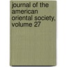 Journal Of The American Oriental Society, Volume 27 door Society American Orient