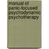 Manual of Panic-Focused Psychodynamic Psychotherapy