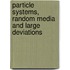 Particle Systems, Random Media And Large Deviations