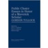 Public Choice Essays in Honor of a Maverick Scholar