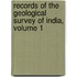 Records of the Geological Survey of India, Volume 1