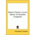 Robert Chester's Loves Martyr Or Rosalins Complaint
