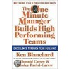 The One Minute Manager Builds High Performing Teams by Kenneth H. Blanchard