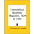 Theosophical Quarterly Magazine Vol. 27 (1929-1930)