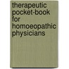 Therapeutic Pocket-Book for Homoeopathic Physicians door Clemens Maria Von Bönninghaus