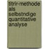 Titrir-methode Als Selbstndige Quantitative Analyse
