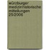 Würzburger medizinhistorische Mitteilungen 25/2006