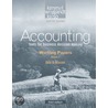 Accounting, Working Papers, Volume 2, Chapters 14-23 door Paul D. Kimmel